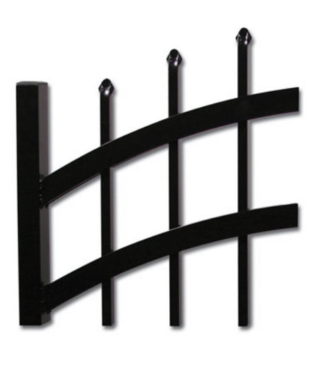 Castle Aluminum Gate Closeup