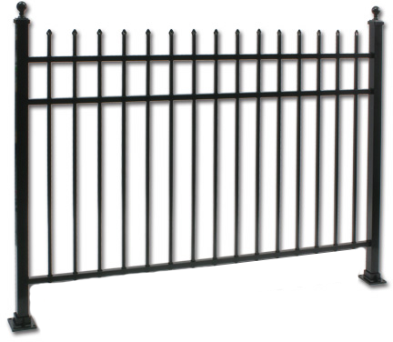 Castle Fence No Picket Through