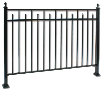 Villa Fence No Picket Through Bottom